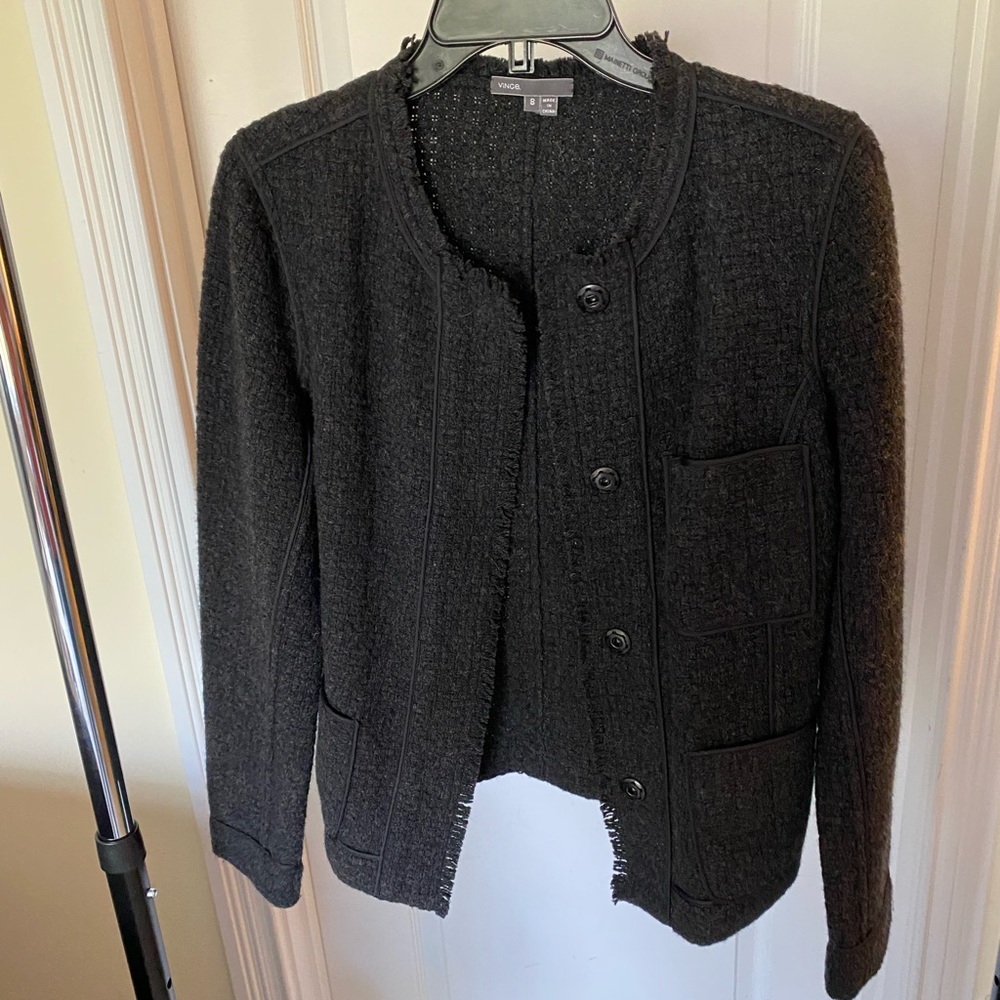 Vince Black Evening Jacket Sz 8